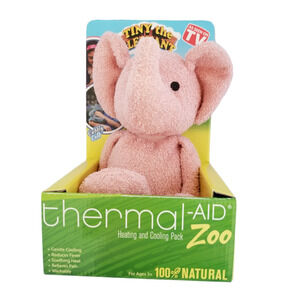 Thermal-aid Zoo, Tiny the Elephant (Pink) Heating and Cooling Pack